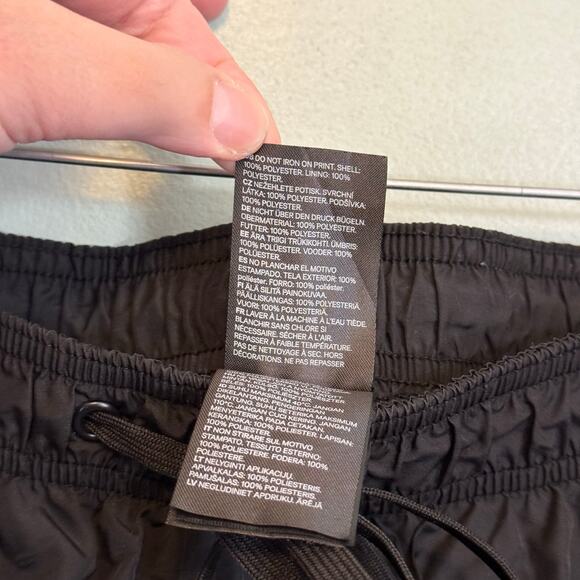 H&M Swimming Shorts Mens XL Black NVRMND Side Print Casual Drawstring Beach Surf - Picture 8 of 8